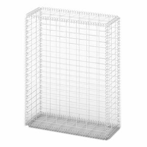 Συρματοκιβώτιο 100 x 80 x 30 εκ. Γαλβανισμένο Σύρμα με Καπάκια - PAKOBAZAAR