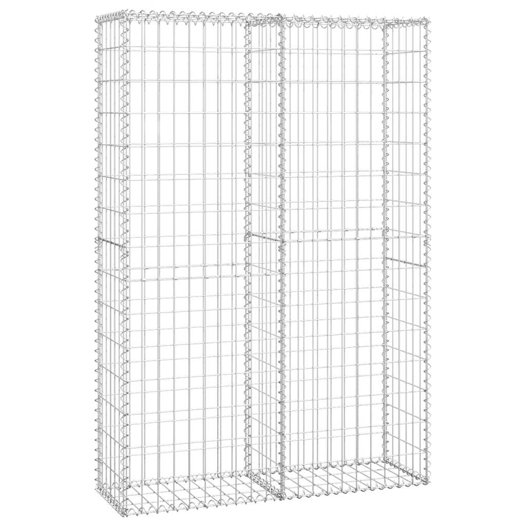 Συρματοκιβώτιο με Καπάκια 150 x 100 x 30 εκ. Γαλβανισμένο Σύρμα - PAKOBAZAAR