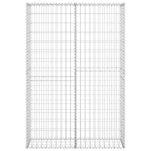 Συρματοκιβώτιο με Καπάκια 150 x 100 x 30 εκ. Γαλβανισμένο Σύρμα - PAKOBAZAAR