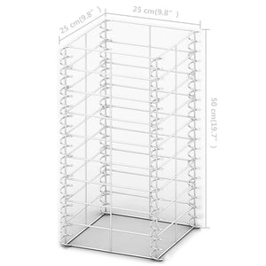 Συρματοκιβώτια Σετ 3 τεμ. 25 x 25 x 50 εκ. Γαλβανισμένο Σύρμα - PAKOBAZAAR
