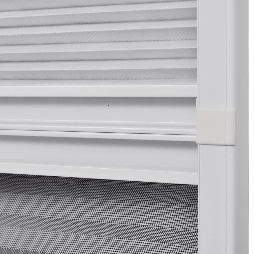 Σήτα Παράθυρου Πλισέ 160 x 80 εκ. Αλουμινίου με Σκίαστρο - Pakobazaar