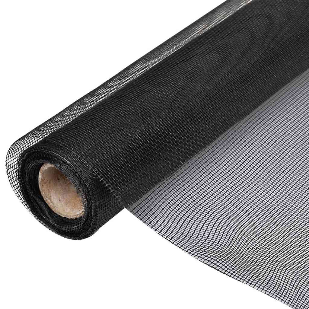 Πλέγμα / Σήτα Μαύρο 150 x 500 εκ. από Fiberglass