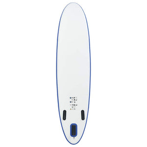 Σετ Σανίδας Stand Up Paddle / Surf Φουσκωτό Μπλε και Λευκό