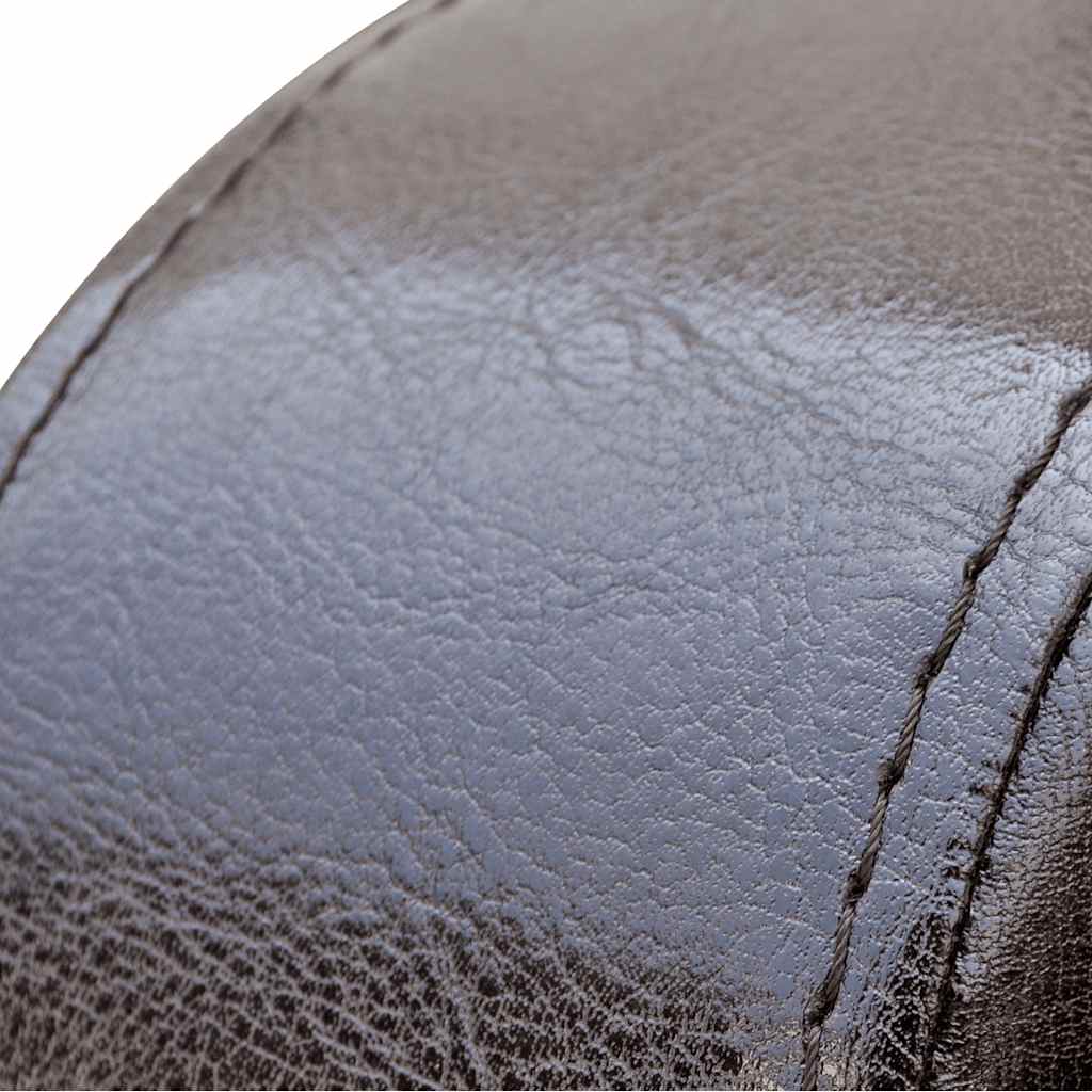 Πολυθρόνα Καφέ από Συνθετικό Δέρμα - PAKOBAZAAR