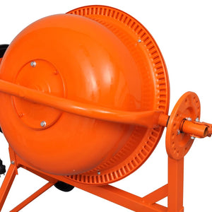 Ηλεκτρική μπετονιέρα από ατσάλι 63 L 220 W Πορτοκαλί - Pakobazaar