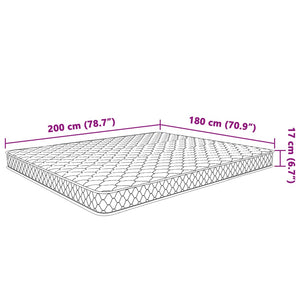 Στρώμα Αφρού Μνήμης 200 x 160 x 17 εκ. μαλακό - PAKOBAZAAR