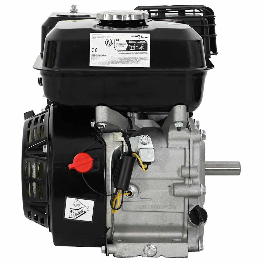 Βενζινοκινητήρας 6,5 HP 4,8 kW Μαύρος - Pakobazaar