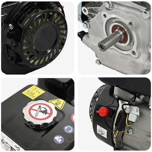 Βενζινοκινητήρας 6,5 HP 4,8 kW Μαύρος - Pakobazaar