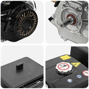Βενζινοκινητήρας με Ηλεκτρική Εκκίνηση 15 HP 11 kW Μαύρος - PAKOBAZAAR