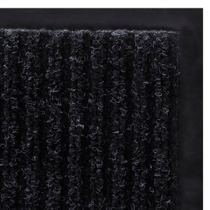 Πατάκι Πόρτας Μαύρο 120 x 180 εκ. από PVC - PAKOBAZAAR