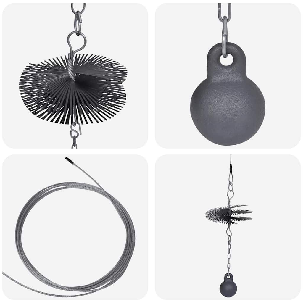 Κυκλική Βούρτσα Καθαρισμού Καμινάδας Φ 15 cm - PAKOBAZAAR