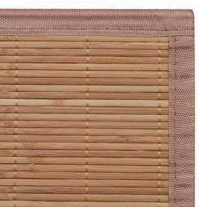 Χαλί Ορθογώνιο 80 x 200 εκ. από Καφέ Μπαμπού - PAKOBAZAAR