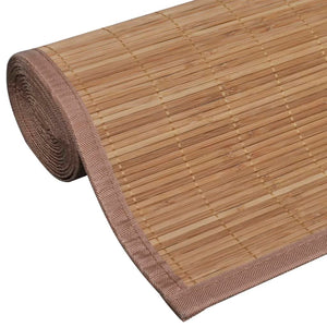 Χαλί Ορθογώνιο 150 x 200 εκ. από Καφέ Μπαμπού - PAKOBAZAAR