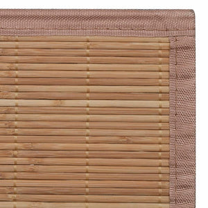 Χαλί Ορθογώνιο 150 x 200 εκ. από Καφέ Μπαμπού - PAKOBAZAAR