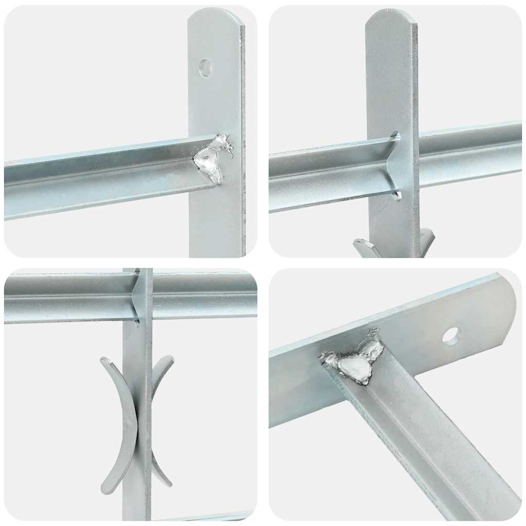 Κάγκελα Παραθύρων Ασφαλείας Ρυθμιζόμενα με 2 Μπάρες 1000-1500 χιλ. - PAKOBAZAAR