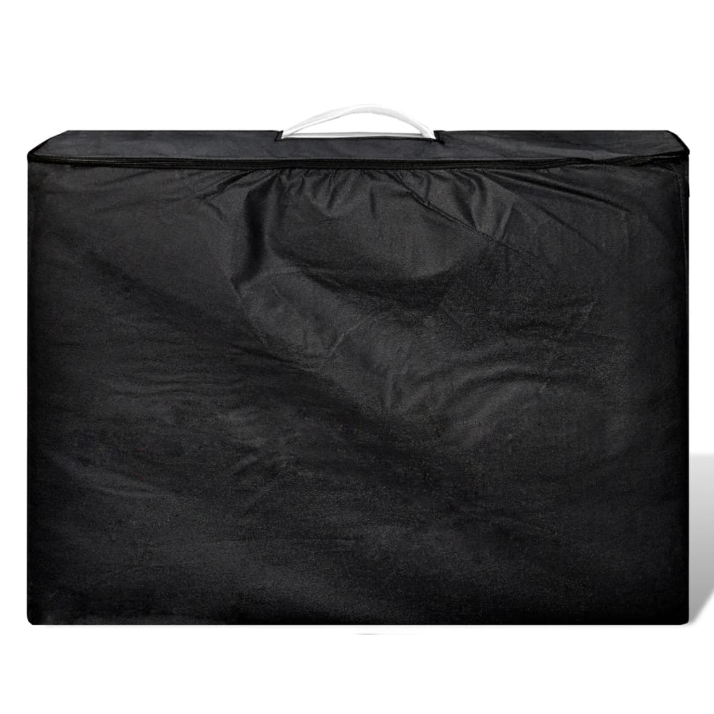 Κρεβάτι Μασάζ Πτυσσόμενο 2 Θέσεων με Σκελετό Αλουμινίου Κρεμ - Pakobazaar