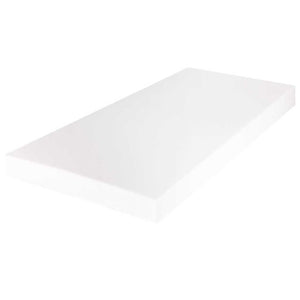 Κρεβάτι με LED Λευκό 180x200 εκ. από Συνθετικό Δέρμα με Στρώμα