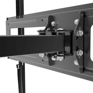 Βάση Τηλεόρασης 3D Κεκλιμένη & Περιστρεφόμενη Επιτοίχια Διπλό Βραχίονα