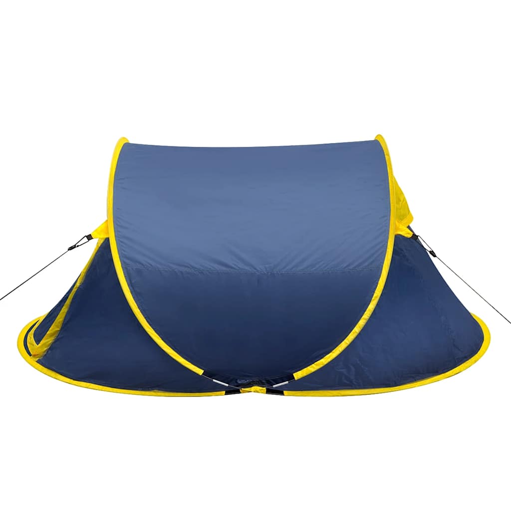 Σκηνή Camping Pop-up 2 Ατόμων Ναυτικό Μπλε / Πράσινη
