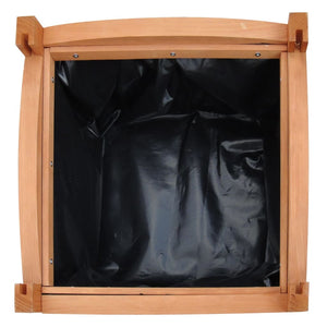 Ζαρντινιέρες Υπερυψωμένες Σετ των 2 30 x 30 x 30 εκ. Ξύλινες - Pakobazaar