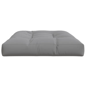 Μαξιλάρι Καθίσματος Παλέτας Γκρι 120 x 80 x 12 εκ. Υφασμάτινο