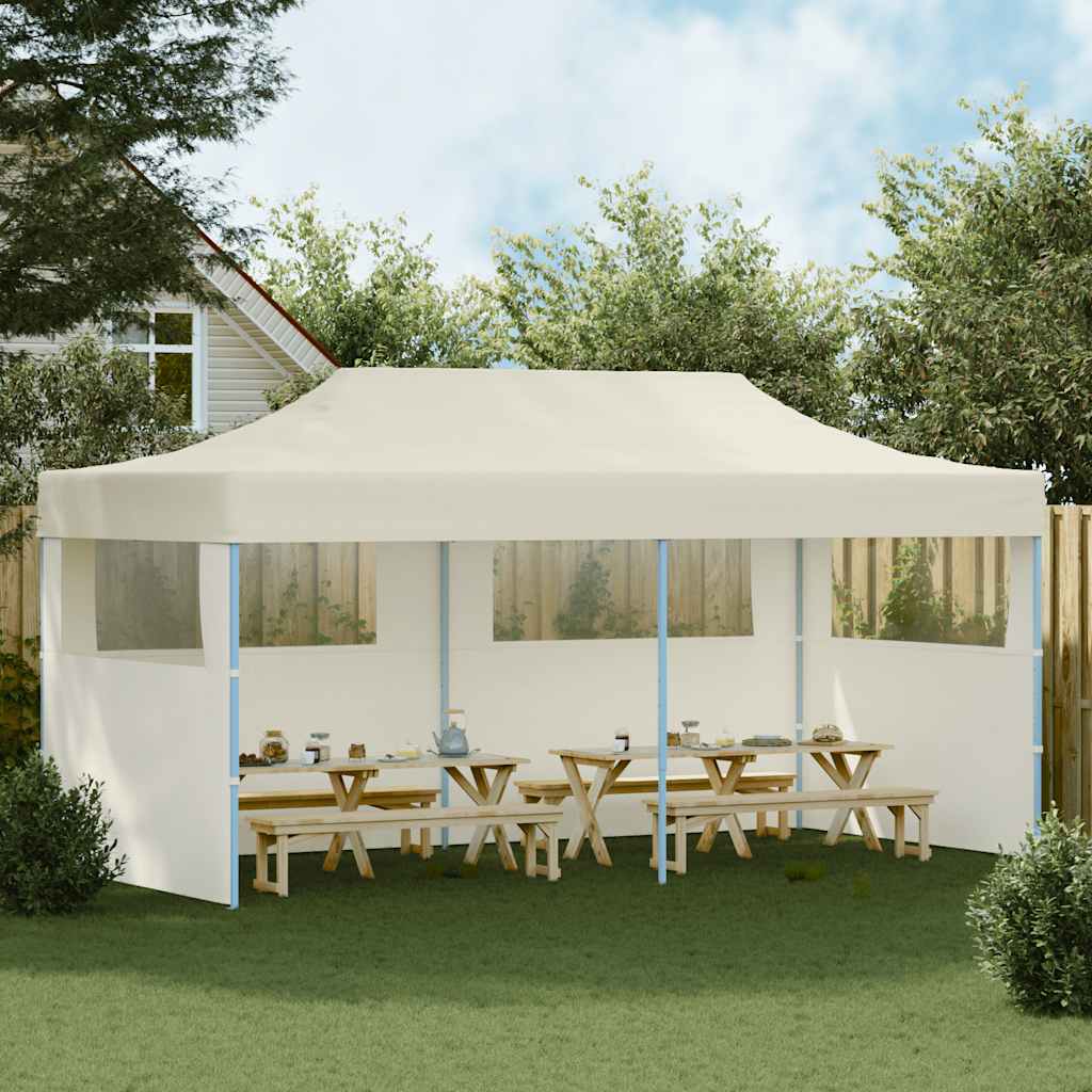 Τέντα Εκδηλώσεων Pop-up Πτυσσόμενη Κρεμ 3 x 6 μ. - Pakobazaar