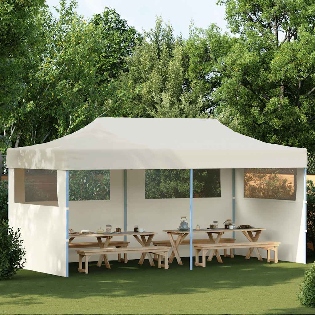 Τέντα Εκδηλώσεων Pop-up Πτυσσόμενη Κρεμ 3 x 6 μ. - Pakobazaar