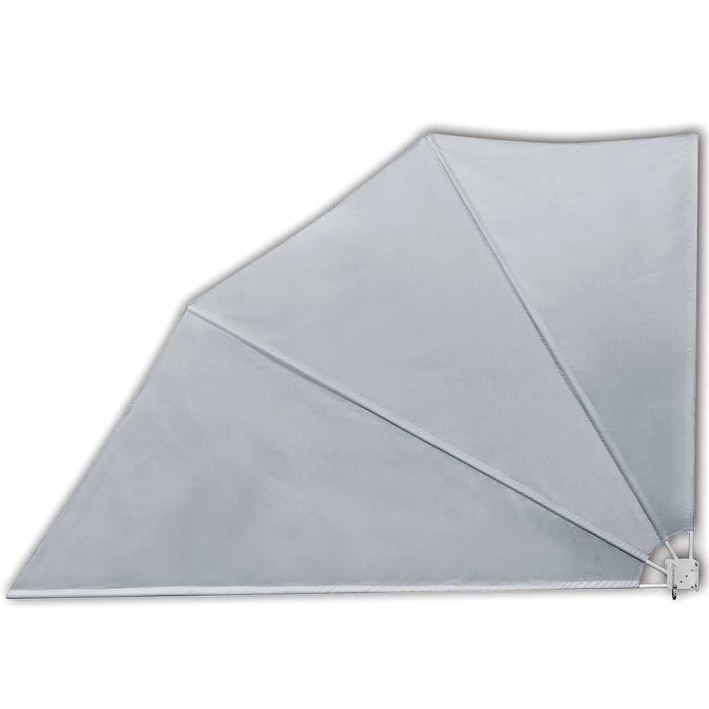 Σκίαστρο Βεράντας Πλαϊνό Πτυσσόμενο Γκρι 160 x 240 εκ.