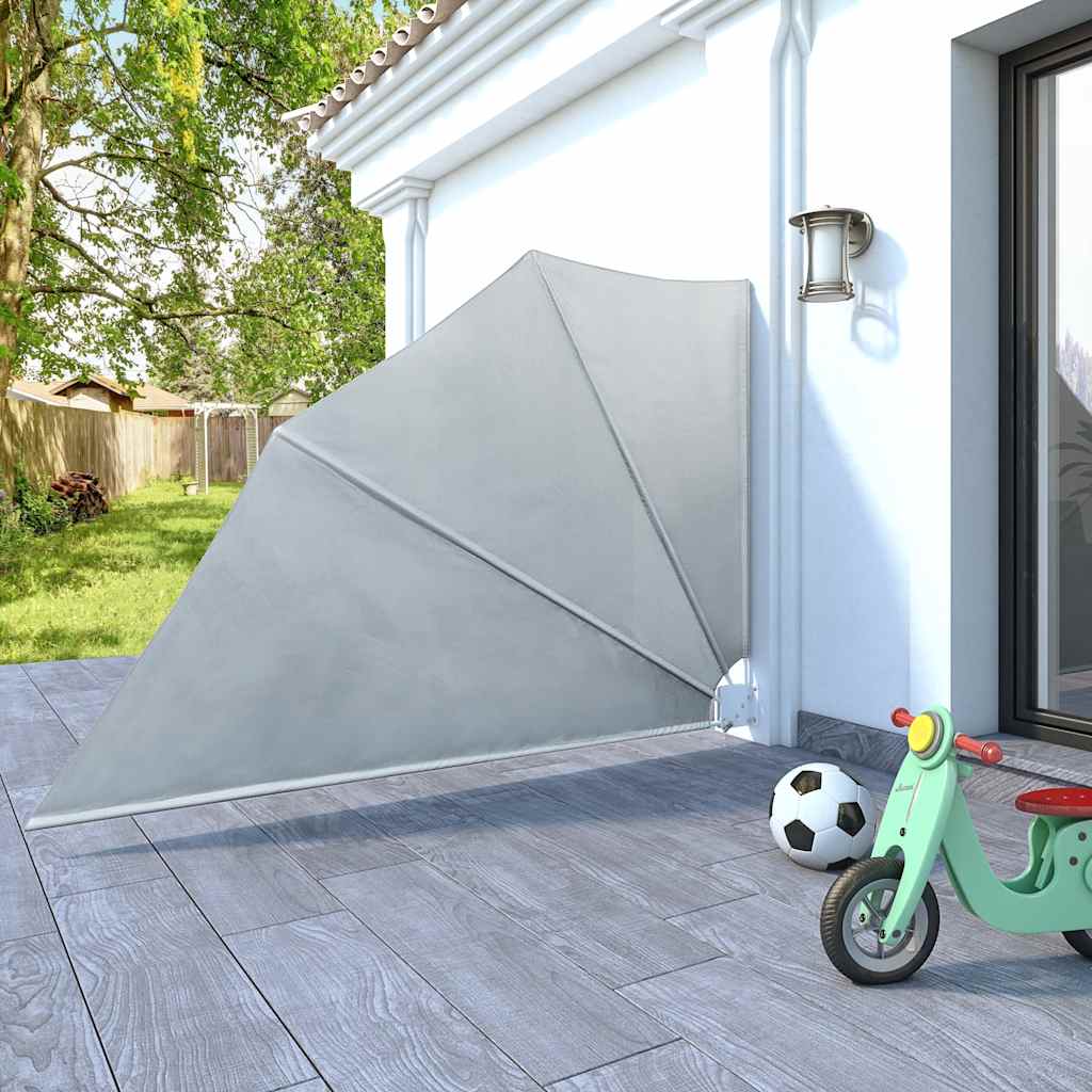 Σκίαστρο Βεράντας Πλαϊνό Πτυσσόμενο Γκρι 160 x 240 εκ.