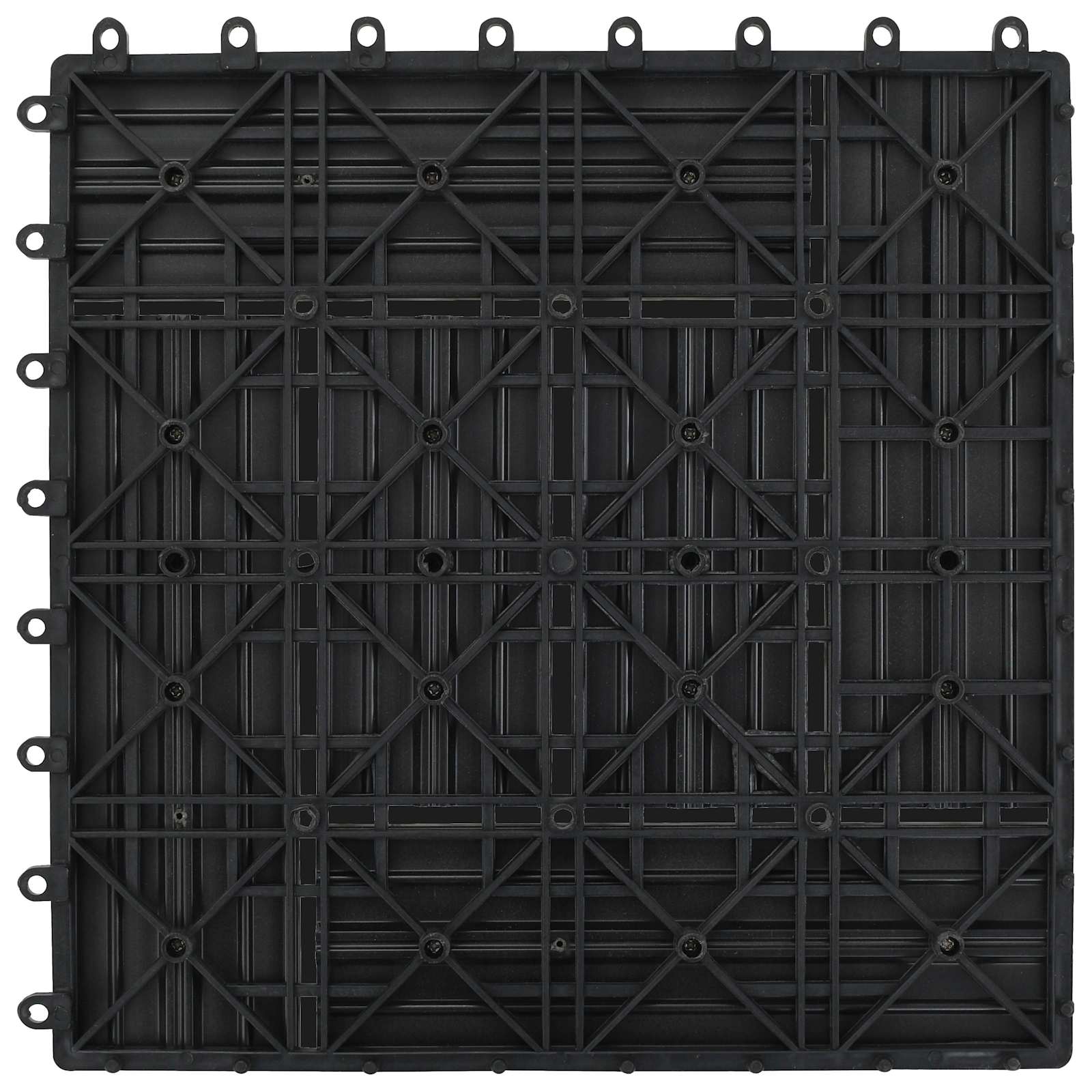 Πλάκα Κατασκευής 11 pcs Γκρι 30 x 30 cm WPC - Pakobazaar