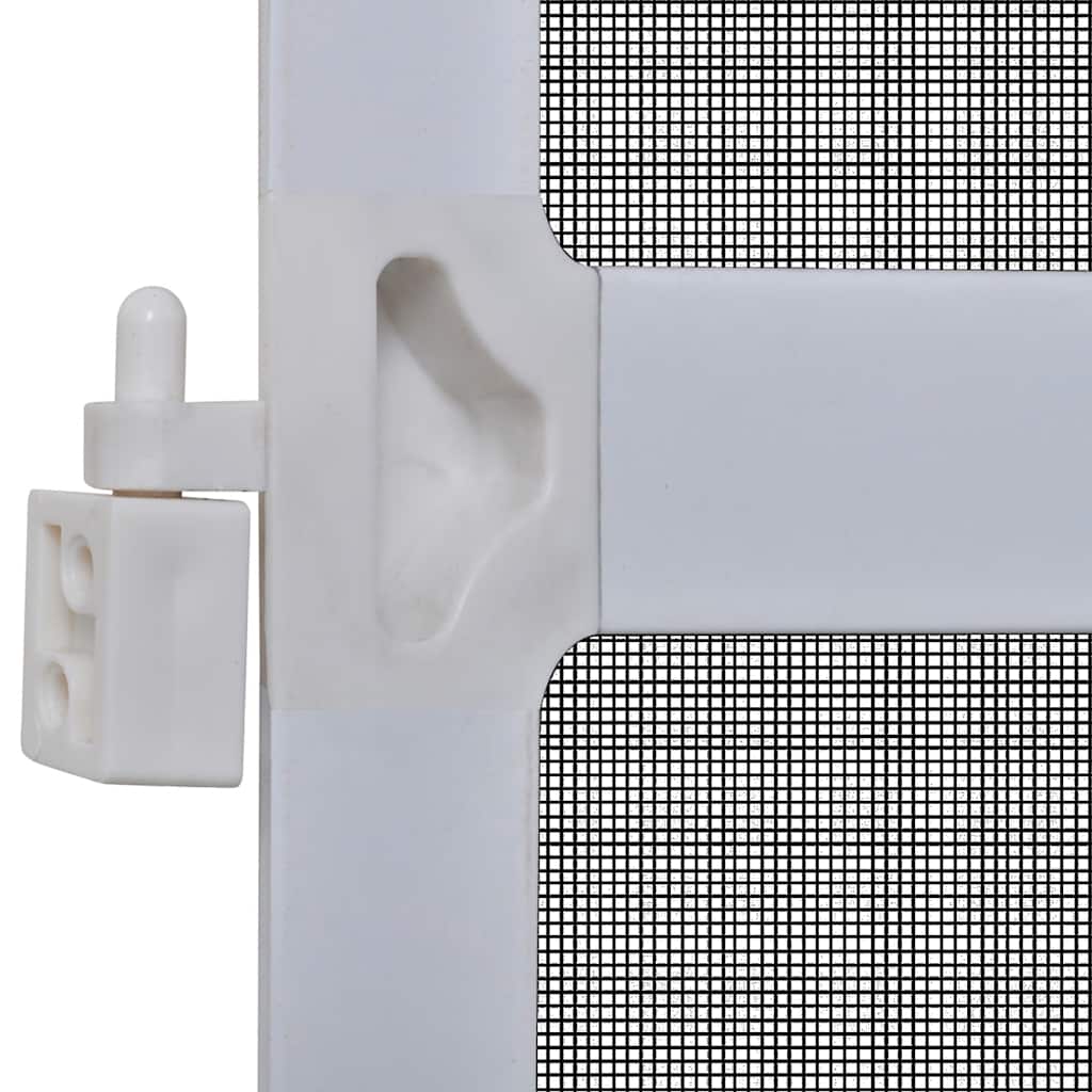 Σήτα Πόρτας με Μεντεσέδες Λευκή 120 x 240 εκ. - Pakobazaar
