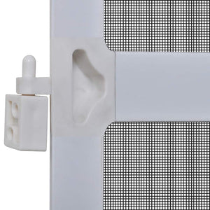 Σήτα Πόρτας με Μεντεσέδες Λευκή 120 x 240 εκ. - Pakobazaar