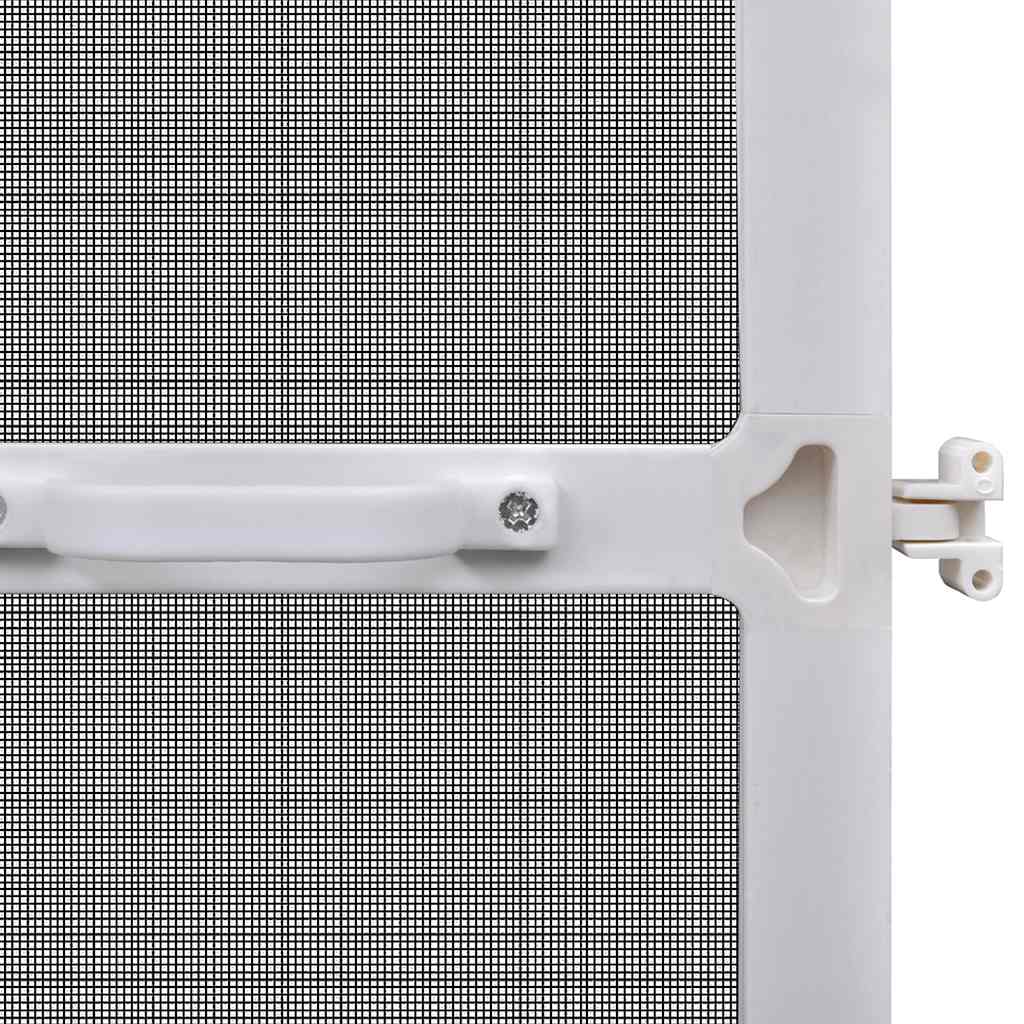 Σήτα Πόρτας με Μεντεσέδες Λευκή 120 x 240 εκ. - Pakobazaar