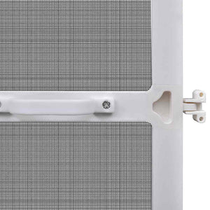 Σήτα Πόρτας με Μεντεσέδες Λευκή 120 x 240 εκ. - Pakobazaar