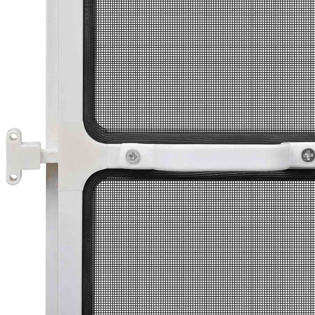 Σήτα Πόρτας με Μεντεσέδες Λευκή 120 x 240 εκ. - Pakobazaar