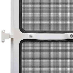 Σήτα Πόρτας με Μεντεσέδες Λευκή 120 x 240 εκ. - Pakobazaar