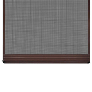 Ανοιγόμενη Οθόνη Εντόμων Καφέ και Μαύρο 120 x 240 cm - Pakobazaar