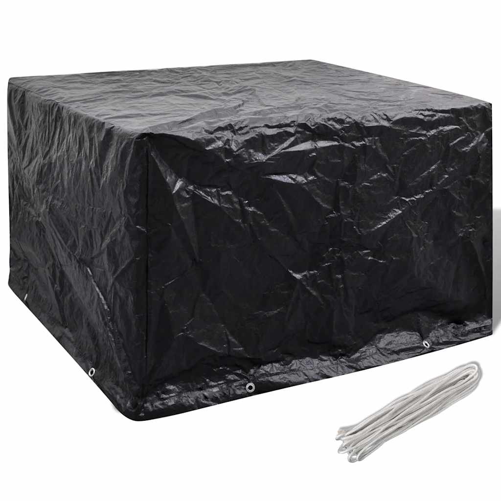 Κάλυμμα Επίπλων Κήπου με 8 Κρίκους 135 x 135 x 90 εκ. - Pakobazaar