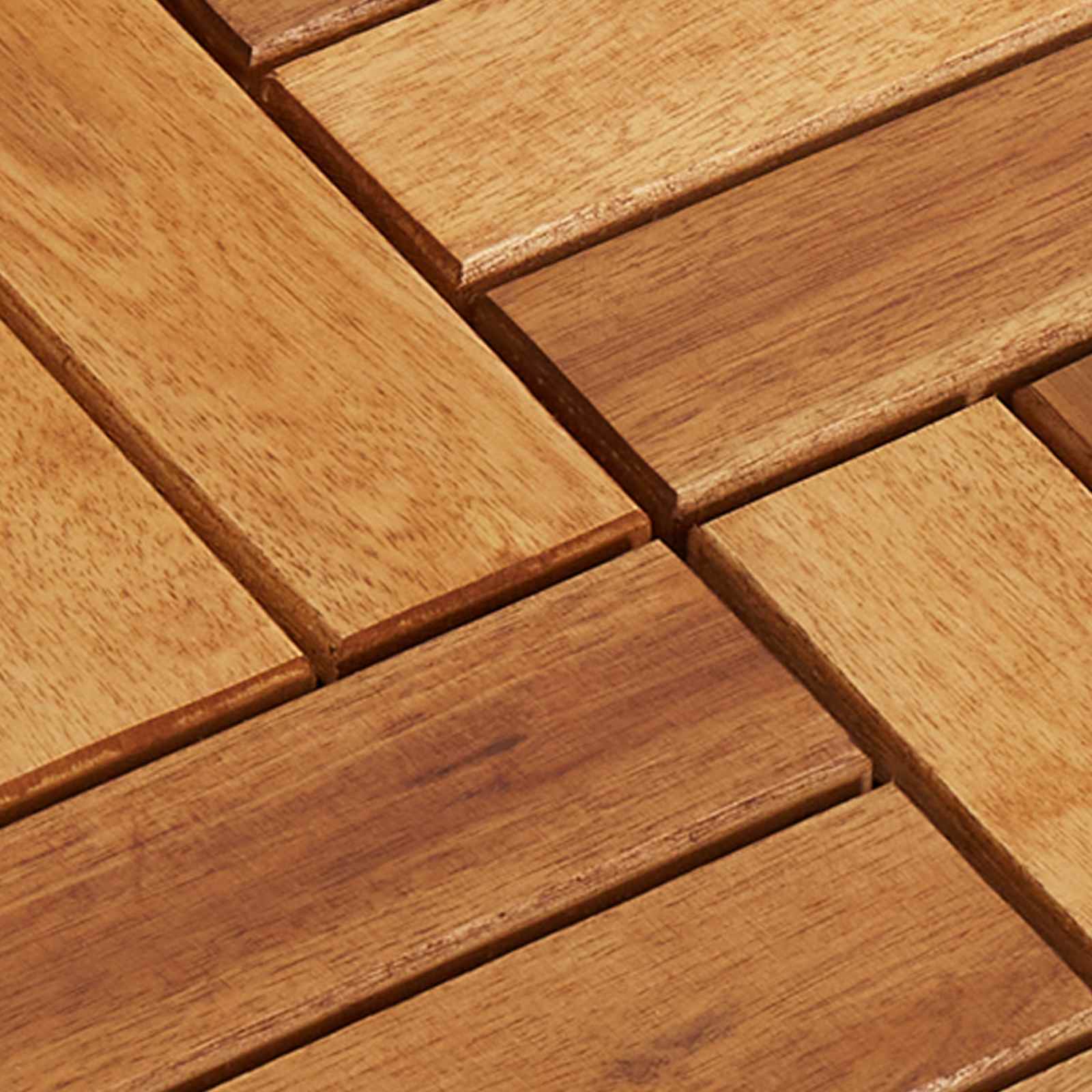 Πλάκα Κατασκευής 10 pcs Καφέ 30 x 30 cm Ξύλο Ακακίας - Pakobazaar