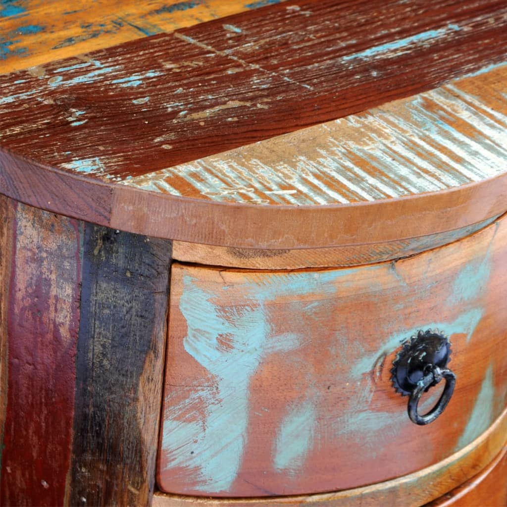 Συρταριέρα με 3 Συρτάρια από Μασίφ Ανακυκλωμένο Ξύλο - PAKOBAZAAR