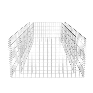 Συρματοκιβώτιο Γλάστρα 180 x 90 x 50 εκ. Γαλβανισμένος Χάλυβας - PAKOBAZAAR