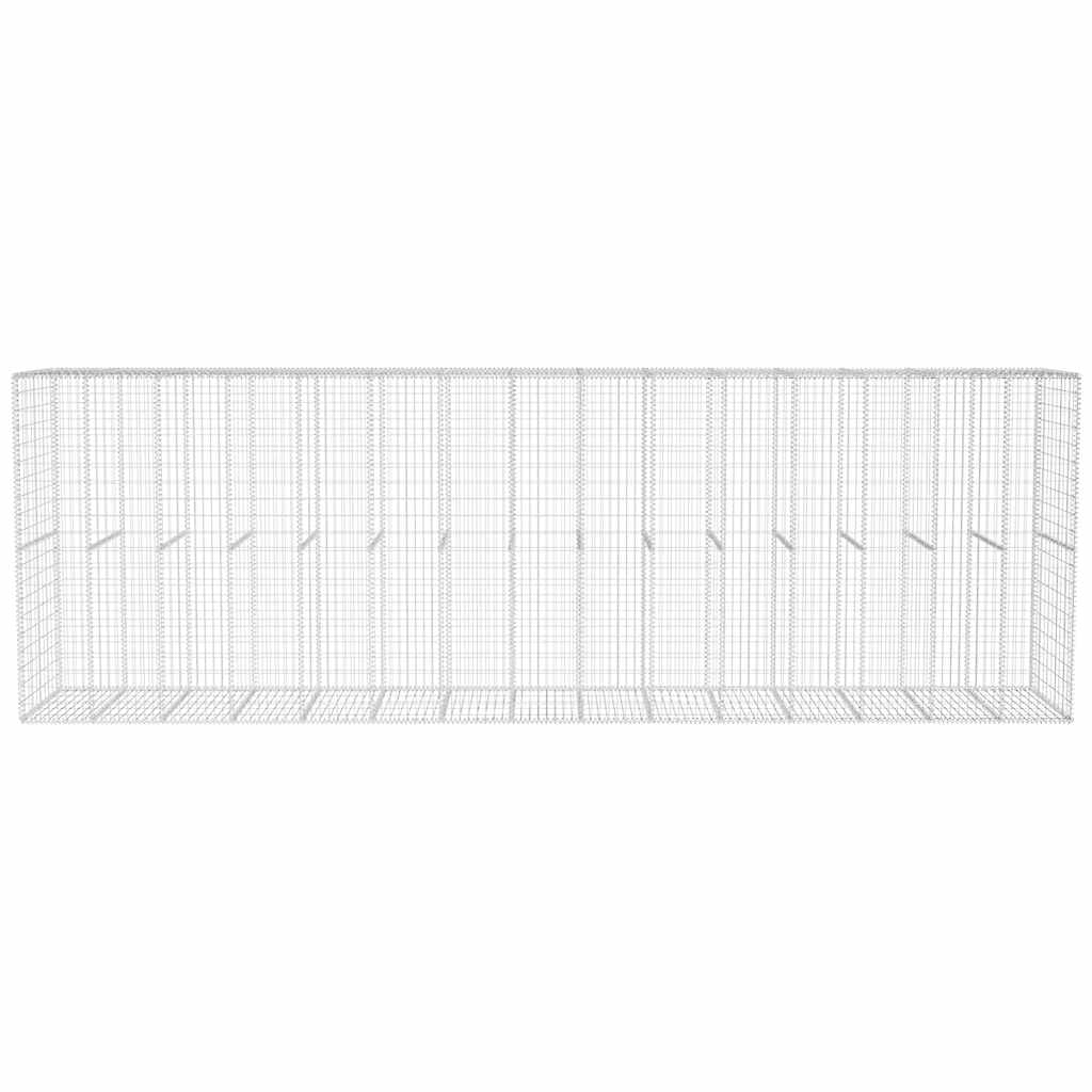 Συρματοκιβώτιο Τοίχος 600x50x200 εκ. Γαλβαν.Χάλυβας + Κάλυμμα