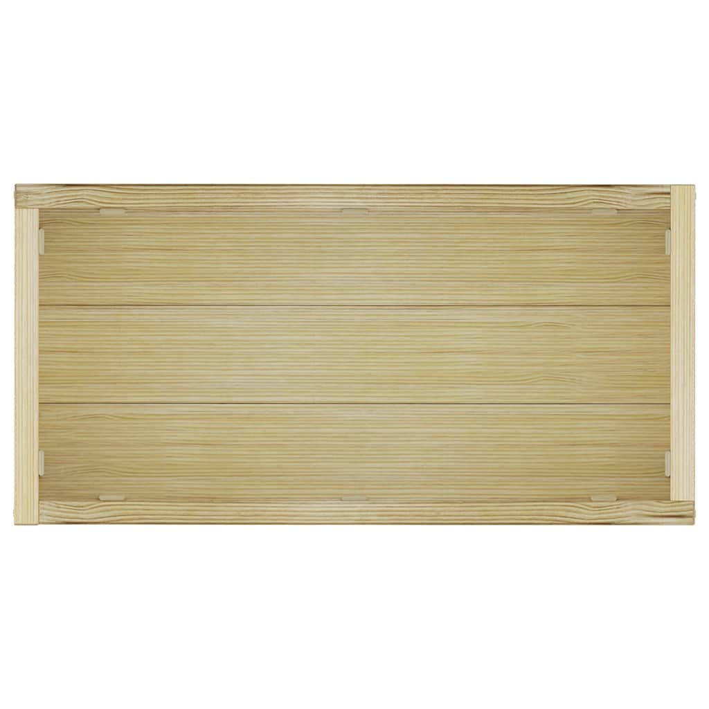 Ζαρντινιέρα Υπερυψωμένη Ορθογώνια 100 x 50 x 40 εκ. Ξύλινη