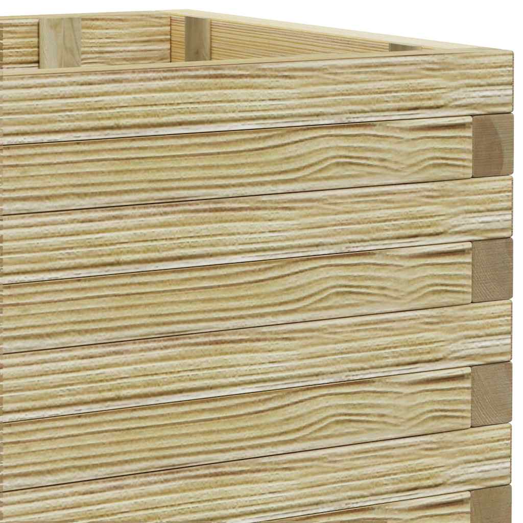 Ζαρντινιέρα Υπερυψωμένη Ορθογώνια 100 x 50 x 40 εκ. Ξύλινη