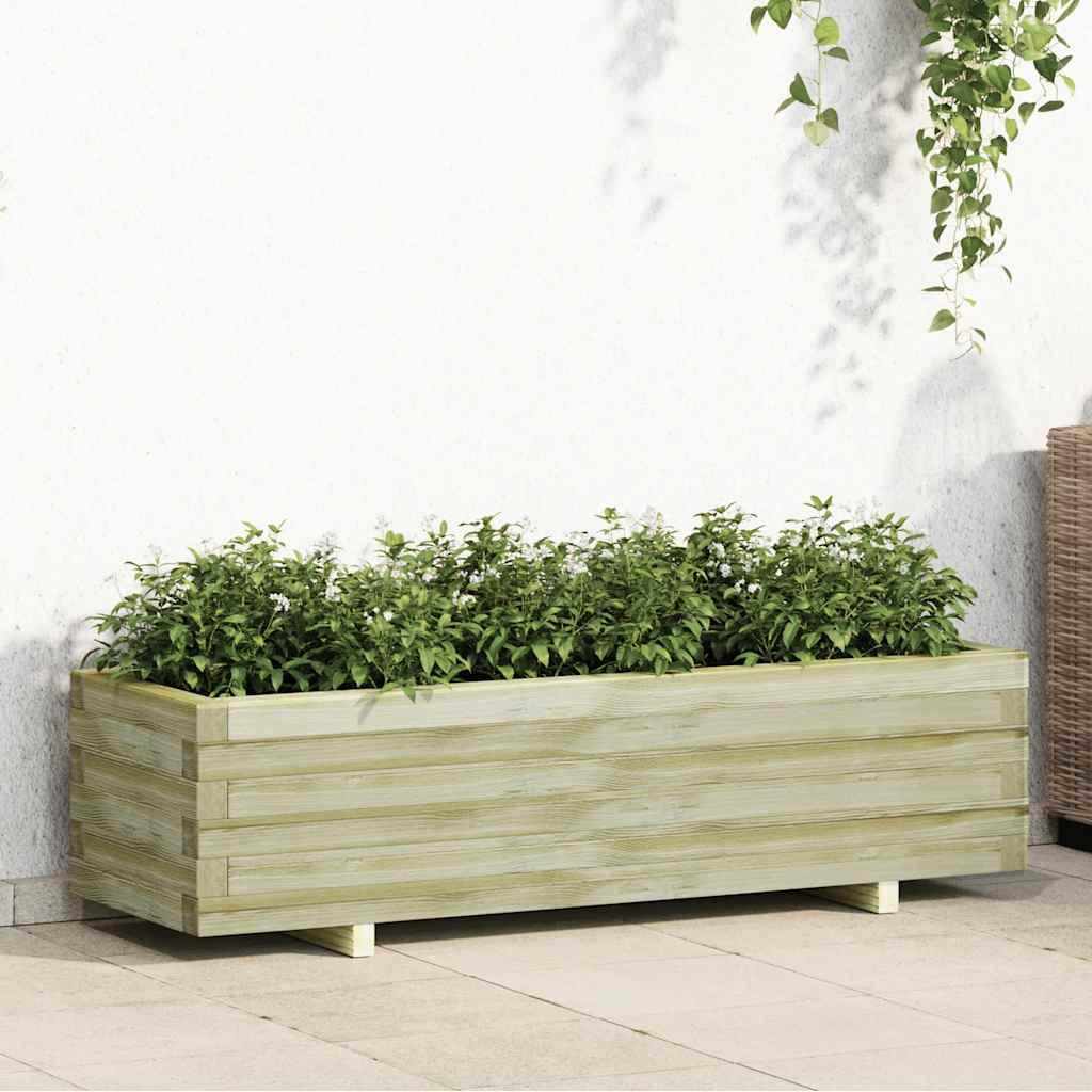 Ζαρντινιέρα Υπερυψωμένη Ορθογώνια 120 x 40 x 30 εκ. Ξύλινη