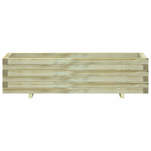 Ζαρντινιέρα Υπερυψωμένη Ορθογώνια 120 x 40 x 30 εκ. Ξύλινη
