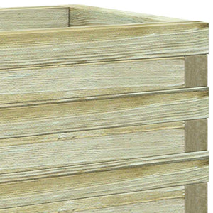 Ζαρντινιέρα Υπερυψωμένη Ορθογώνια 120 x 40 x 30 εκ. Ξύλινη
