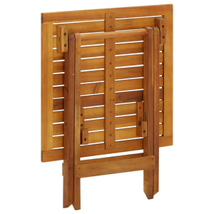 Τραπέζι Bistro 46 x 46 x 47 εκ. από Μασίφ Ξύλο Ακακίας