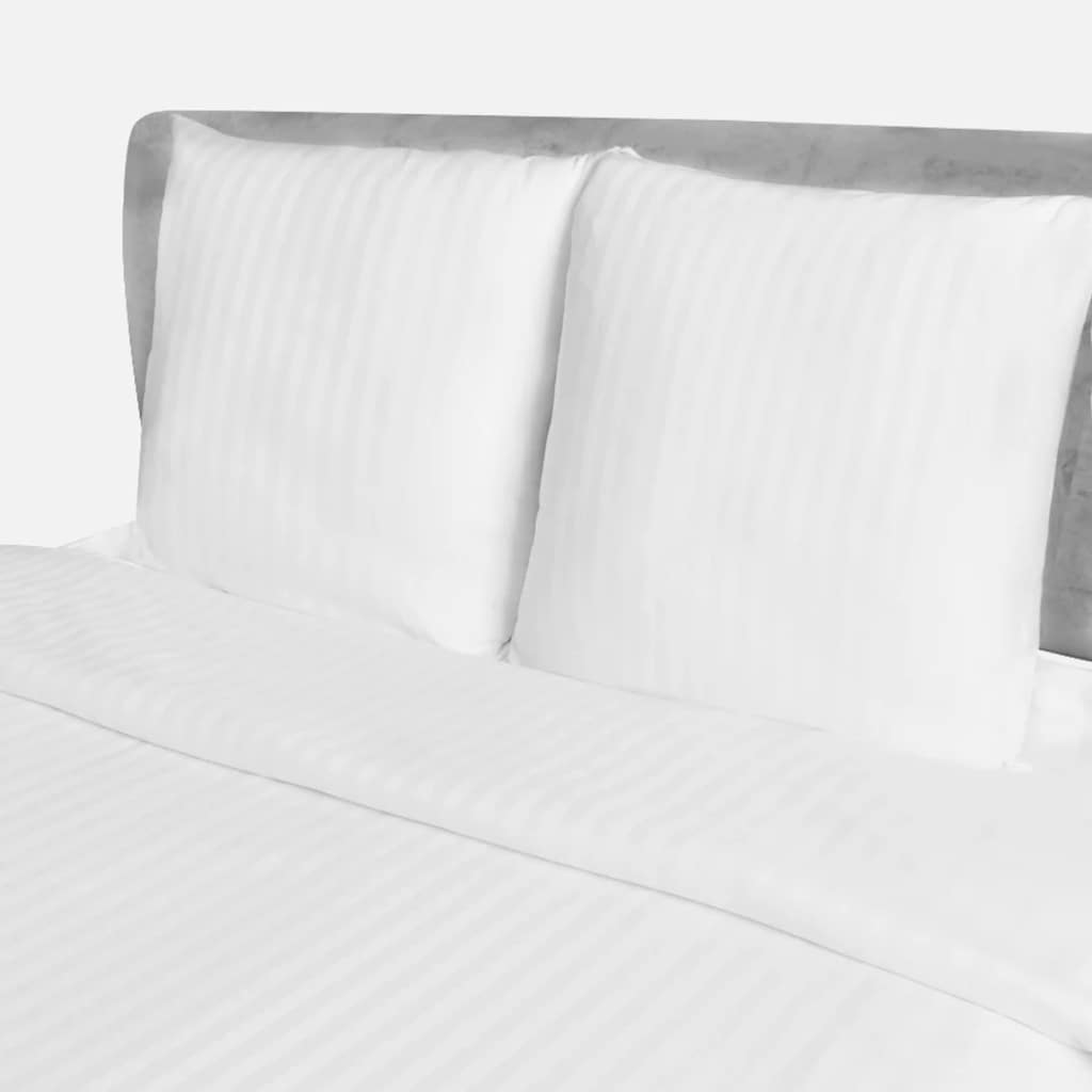 Παπλωματοθήκη & Μαξιλαροθήκες Ριγέ 200x220 / 80x80 εκ Βαμβακοσατέν