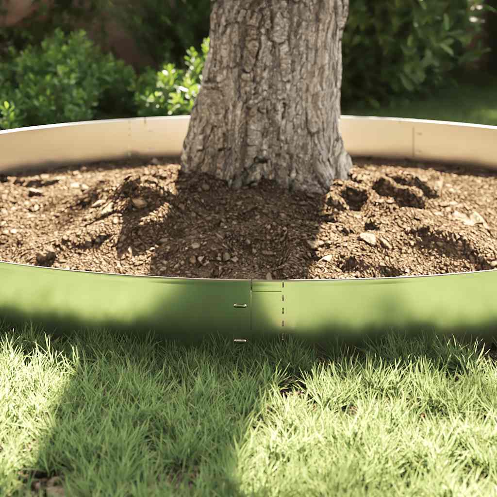 Μπορντούρες Γκαζόν Εύκαμπτες Σετ των 20 100x14 εκ από Γαλβανιζέ Ατσάλι - PAKOBAZAAR